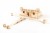 Drewniane klocki edukacyjne 324 pcs, naturalne materiały, kreatywne układanie