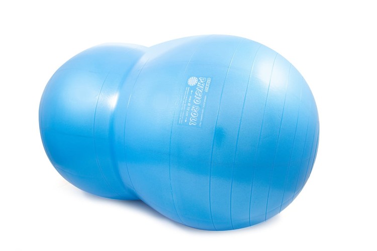Gymnic Physio Roll Plus – zdjęcie w kontekście ćwiczeń rehabilitacyjnych z naciskiem na kontrolę postawy i stabilizację tułowia