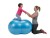 Perspektywa piłki fasolki Gymnic Physio Roll Plus na jasnym tle, pozwalająca ocenić jej kształt i ergonomię