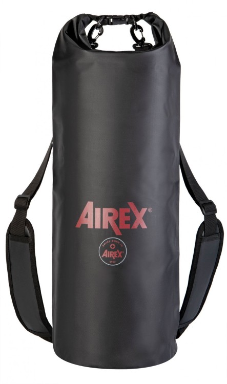 Torba Mats Dry Bag w ujęciu poziomym, eksponująca materiał Tarpaulin 500D i uchwyty do przenoszenia