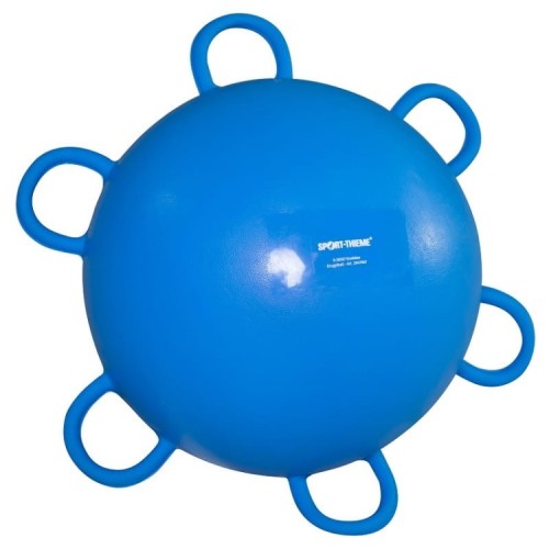 Piłka Ring Ball w pełnym ujęciu, widoczne uchwyty i okrągła forma, przeznaczona do zabaw ruchowych, średnica 55 cm