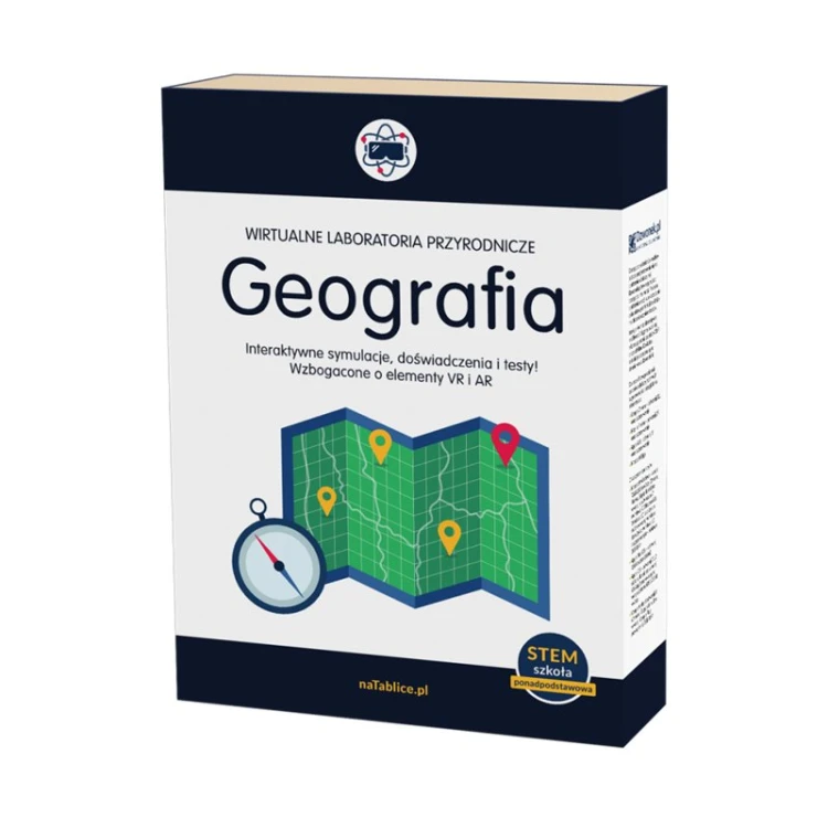 Wirtualne laboratoria geografii JANGAR, interaktywne materiały do nauki w szkole ponadpodstawowej