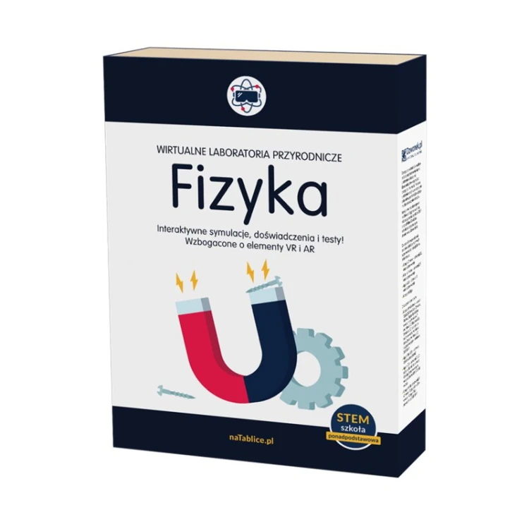 Wirtualne Laboratoria Przyrodnicze Fizyka JANGAR do nauki w szkole ponadpodstawowej