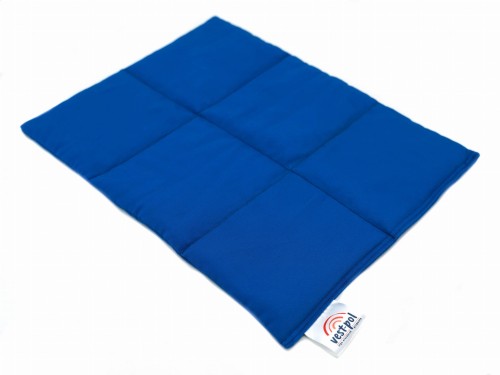 Widok z góry poduszki obciążeniowej 30 × 40 cm z bawełnianym pokrowcem Oeko‑Tex®, prezentacja kształtu