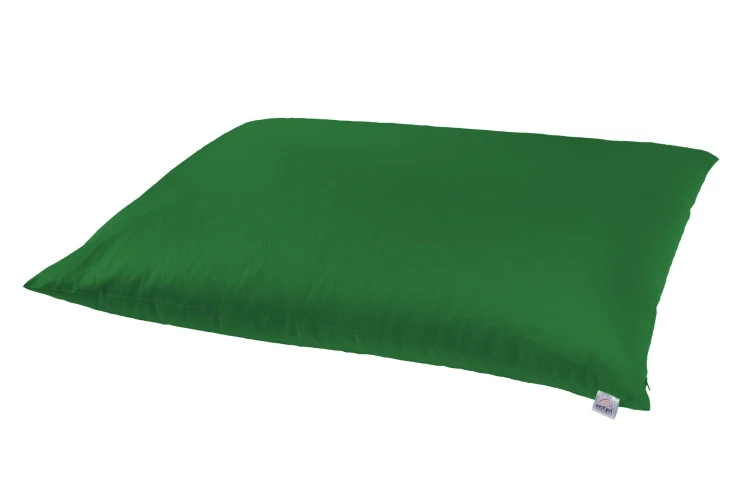 Ujęcie pokazujące poduchę jako miejsce do relaksu i leżenia, zastosowanie domowe i terapeutyczne w rozmiarze 100 x 150 cm