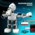 Humanoidalny robot JD JANGAR z głową poruszaną przez serwomechanizmy