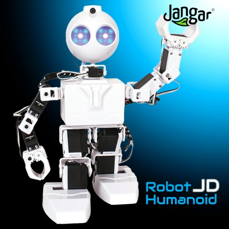 Robot edukacyjny JANGAR z oczami RGB wyświetlającymi kolory i wzory