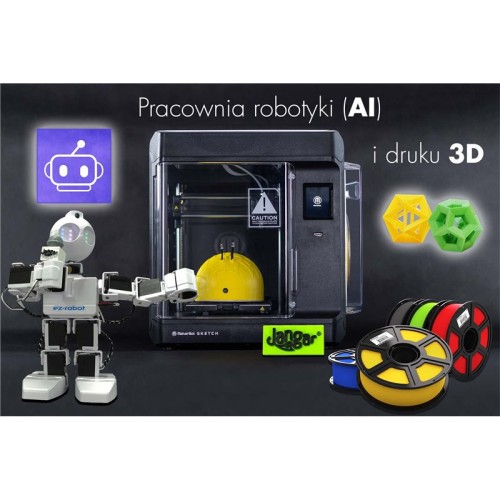 Pracownia robotyki JANGAR do nauki budowania robotów i druku 3D w klasie