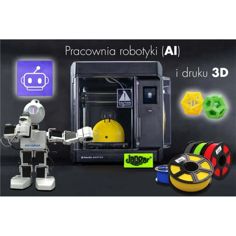 Pracownia robotyki JANGAR do nauki budowania robotów i druku 3D w klasie