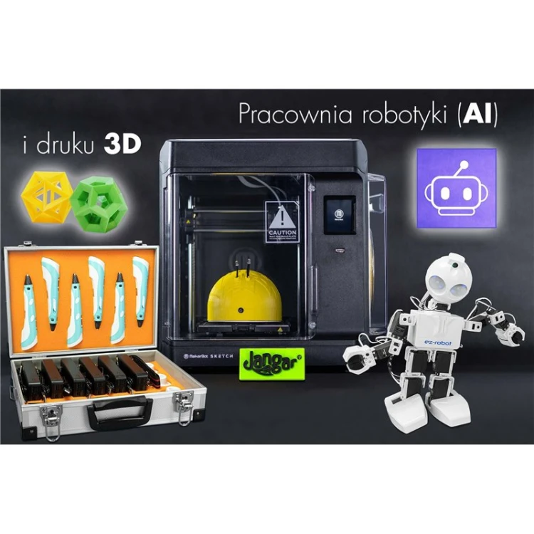 Zestaw JANGAR do szkolnych projektów z robotyki, programowania i druku 3D
