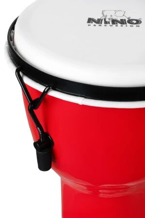 Widok instrumentu perkusyjnego djembe NINO 8 cali z regulacją strojenia dla dzieci
