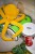 Djembe NINO czerwone 8 cali przeznaczone dla dzieci do edukacji muzycznej i rytmiki