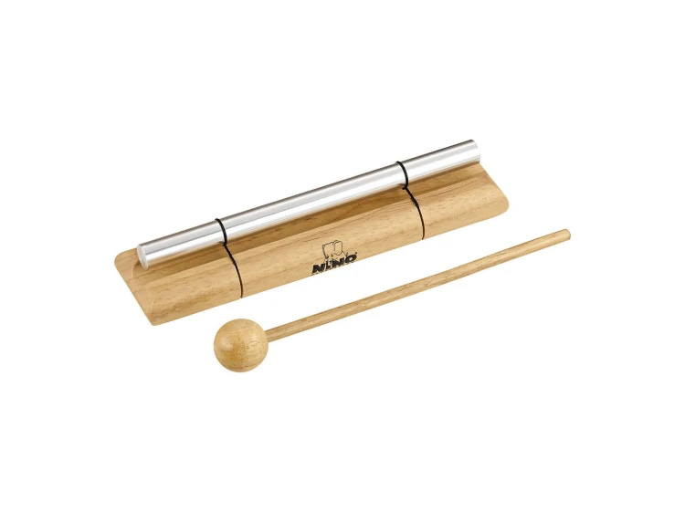 Zabawka muzyczna Energy Chimes NINO duży 19 cm w naturalnym kolorze z pałeczką do uderzania