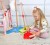 Zestaw do sprzątania dla dzieci TOOKY TOY w żywych, przyjemnych kolorach
