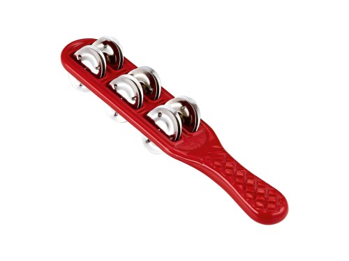 Jingle sticks - tamburyn pojedyńczy - czerwony