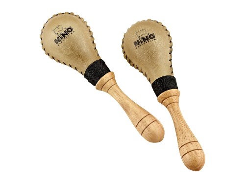 Rawhide maracas - marakasy 17 cm