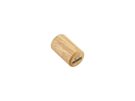 Mały drewniany shaker NINO o długości 6 cm z różnymi rodzajami wypełnień, naturalny kolor