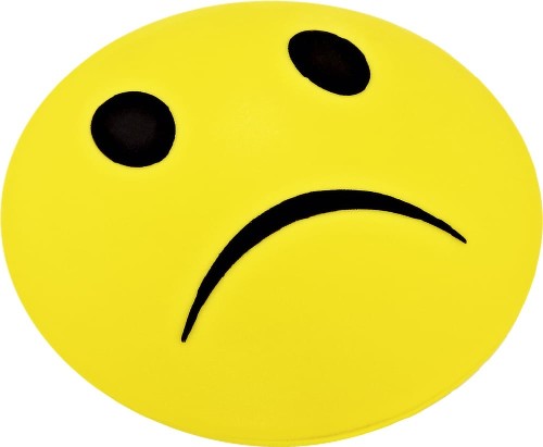 Shaker Happy Face medium jasnożółty z wesołą grafiką twarzy do muzyki studyjnej