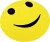 Shaker Happy Face MEINL w jasnożółtym kolorze z grafiką uśmiechniętej twarzy i gładkim brzmieniem