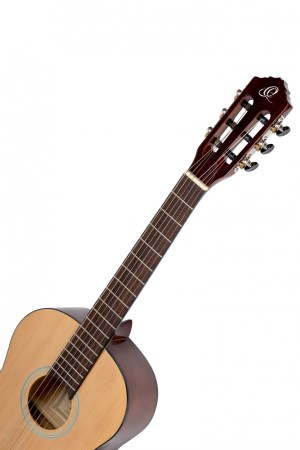 Główka typu slotted gitary Ortega Student Series 3/4 z klasycznymi kluczami