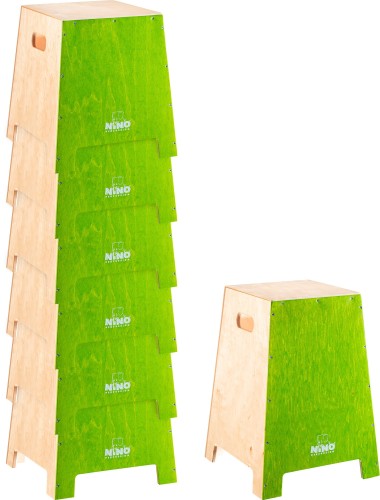 NINO Stackable Classroom Cajon Set 7 szt. – zestaw cajonów dla dzieci