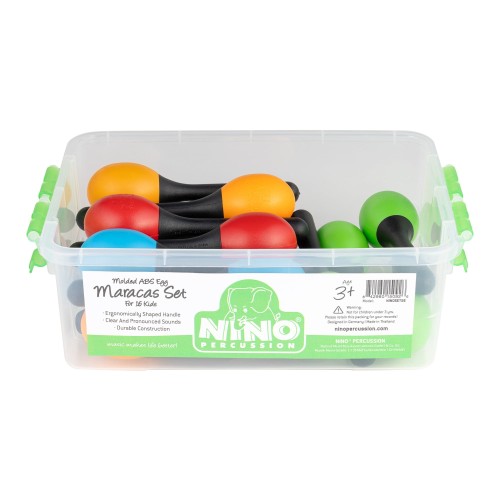 NINO Egg Maracas Set 16 szt. – zestaw marakasów jajek dla dzieci