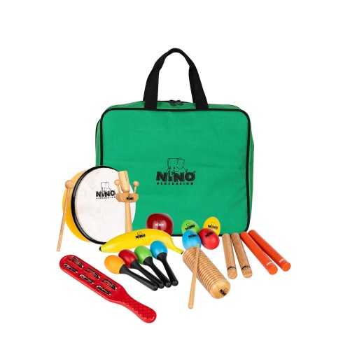 Zestaw instrumentów perkusyjnych NINOSET16 w torbie dla 16 dzieci