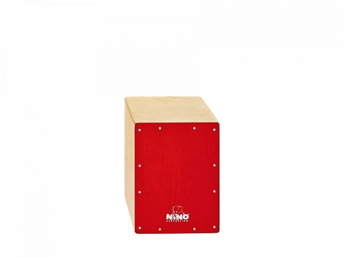 Cajon drewniany – instrument perkusyjny 13" czerwony