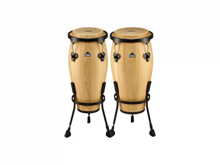 Zestaw instrumentów perkusyjnych NINO Wood Conga Set 8 i 9 cali dla dzieci do rytmiki i muzykoterapii