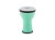 Mini djembe 6 cali w kolorze mięty z syntetyczną powłoką, widok z boku