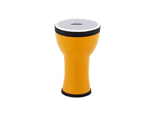 Mini djembe o średnicy 6 cali w kolorze lemon, widok z przodu