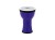 Mini djembe 6 cali w kolorze fioletowym z tworzywa sztucznego, trwały i kompaktowy instrument muzyczny