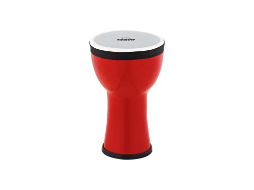 Mini djembe czerwone 6 cali o kompaktowym rozmiarze dla dzieci