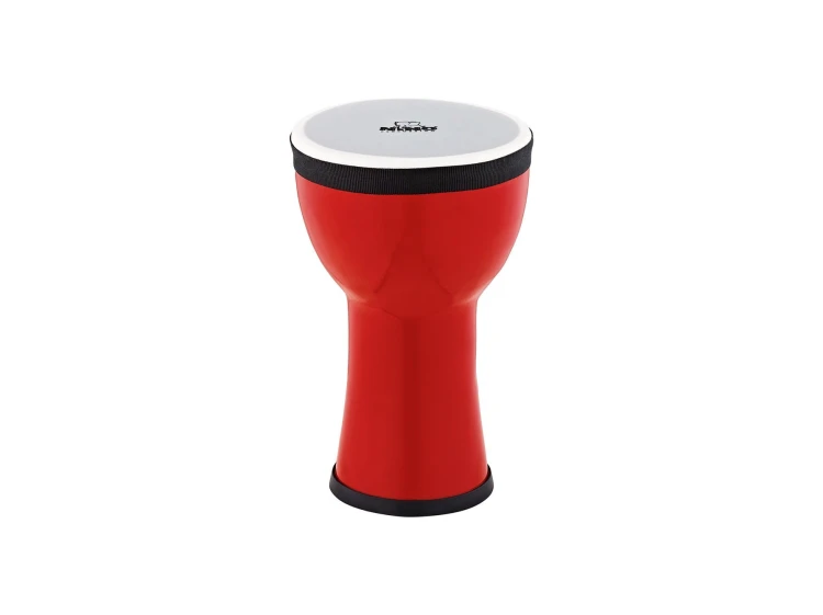Mini djembe czerwone 6 cali o kompaktowym rozmiarze dla dzieci