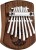 Instrument kalimba 8-tonowa Meinl Sonic Energy na jasnym tle pokazujący całą powierzchnię nut