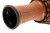 Zbliżenie na naciąg syntetycznego djembe 7 cali w odcieniu Twisted Amber