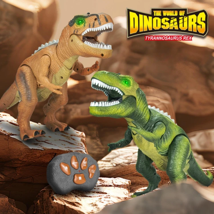 Detal odczepianego ogona Tyrannosaurus Rex WOOPIE — mechanizm mocowania i faktura elementu