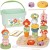 Box edukacyjny 5 w1 Magiczny Ogród TOOKY TOY — drewniany zestaw Montessori z kolorowymi elementami