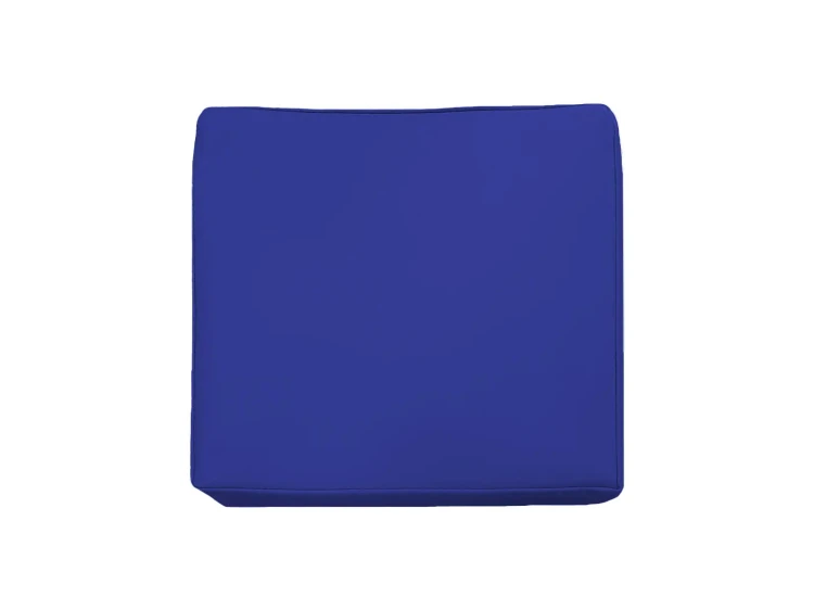 Zbliżenie na poduszkę do siedzenia 40×40×5 cm – detal szwu i powierzchni pokrowca z powłoką PCV