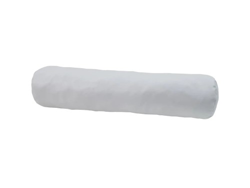 Detal wałka-poduszki 80 cm z powłoką PCV, pokazany z bliska w kontekście zastosowania w domku sensorycznym i kącikach relaksu