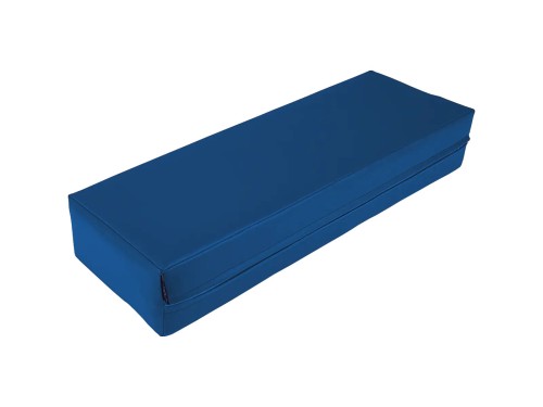 Boczny widok kostki rehabilitacyjnej 60 x 20 x 10 cm z pianki, prezentujący kształt i rozmiar przydatny do terapii
