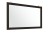 Czarne lustro logopedyczne 160x60 cm z ramą 6 cm, widok frontalny w aranżacji gabinetu terapeutycznego
