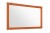 Front lustra logopedycznego w dekorze GRUSZA z widoczną ramą MDF 5 cm i taflą 100×50 cm, szczegóły wykończenia i mocowania