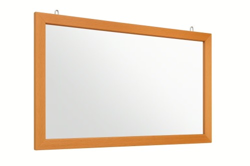 Detal ramy lustra logopedycznego OLCHA szerokość 5 cm, grubość 2,2 cm — konstrukcja z listwy MDF i folii meblowej