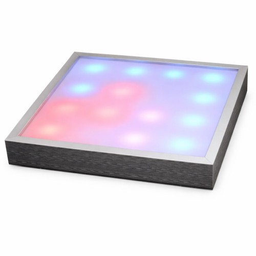 Panel LED SNOEZELEN SENSORIC Mini zamontowany pionowo, widoczny układ 4 × 4 piksele i kompaktowa konstrukcja.