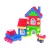 Komplet klocków Master Builder przygotowany do zajęć grupowych — wiele elementów gotowych do wspólnej zabawy.