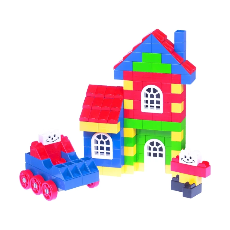 Komplet klocków Master Builder przygotowany do zajęć grupowych — wiele elementów gotowych do wspólnej zabawy.