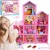 Domek dla lalek WOOPIE Mega Willa LOVELY HOUSE 194 el. — frontowy widok z otwartą fasadą