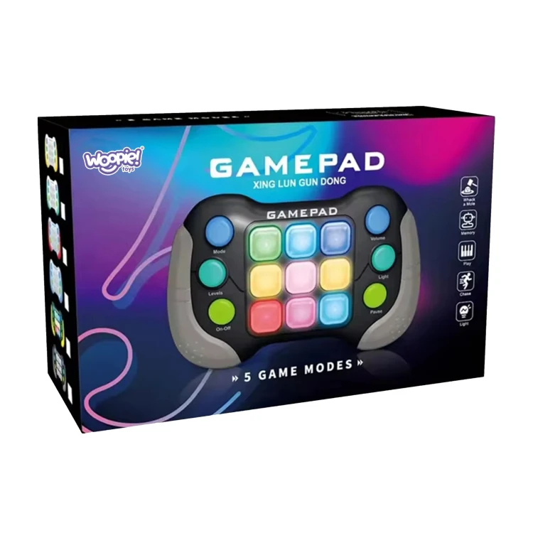Zbliżenie na krawędź obudowy WOOPIE Gamepad — łączenia elementów i zaokrąglone profile widoczne detalicznie