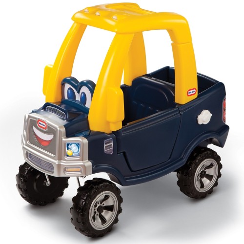 Jeździk Cozy Truck Little Tikes — pick up w kolorach czerwonym i żółtym, widok 3/4 z przodu